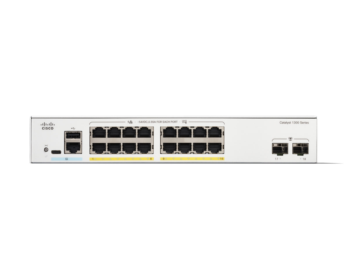 Cisco C1300-16FP-2G dispositivo de redes Gestionado L2/L3 Gigabit Ethernet (10/100/1000) Blanco