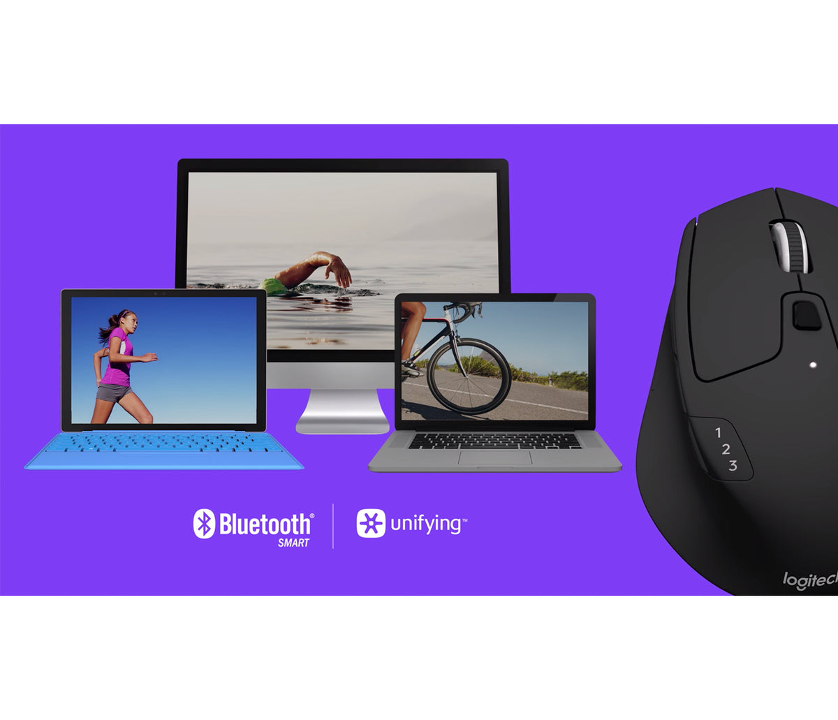 Mouse Logitech M720 Inalambrico Multidispositivo BT