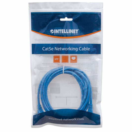 Cable Patch Intellinet 0.5m(1.5F) Cat 6 UTP Color Azul
