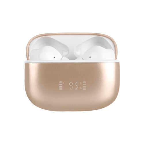 Audifonos Perfect Choice TWS Anc+Enc Intune Beige/Blanco
