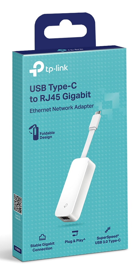 Adaptador Tp-Link de red Ethernet Gigabit USB tipo C a RJ45