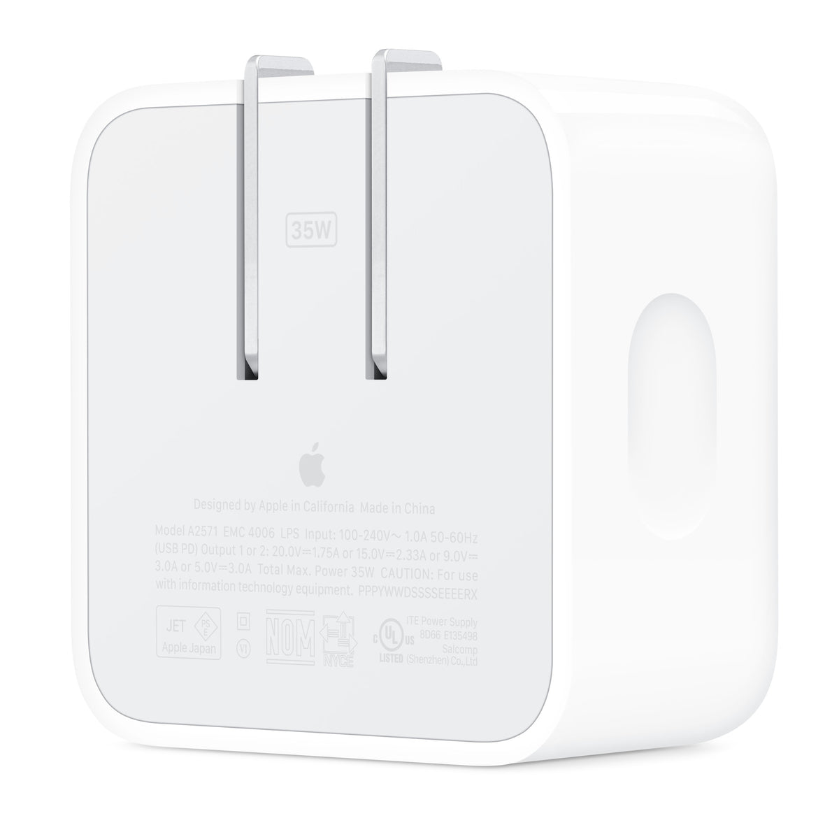 Apple MW2H3AM/A cargador de dispositivo móvil Universal Blanco Corriente alterna Interior