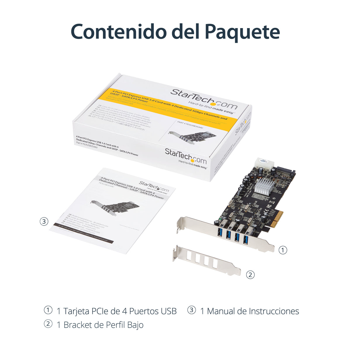 StarTech.com PEXUSB3S44V tarjeta o adaptador de interfaz Interno USB 3.2 Gen 1 (3.1 Gen 1)