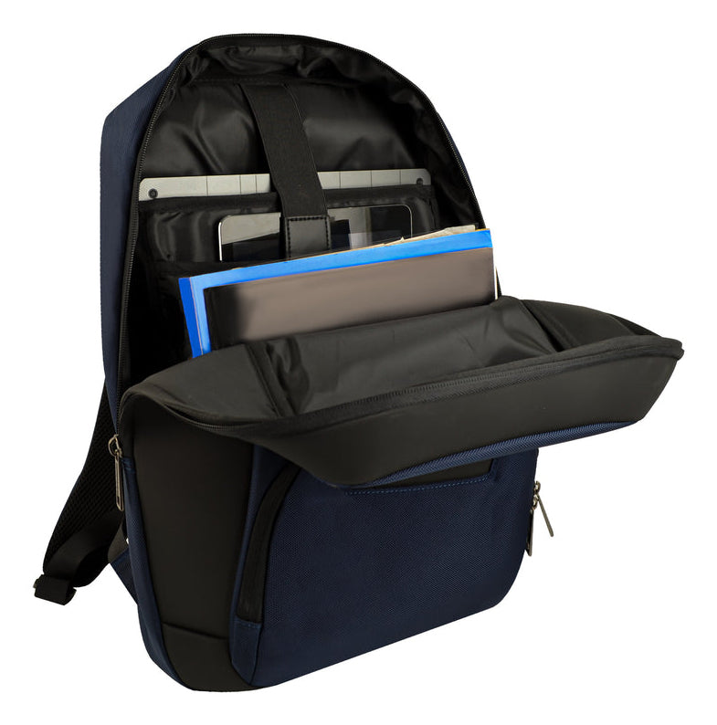 Mochila Perfect Choice Silhouette para Laptop 15.6" Color Azul