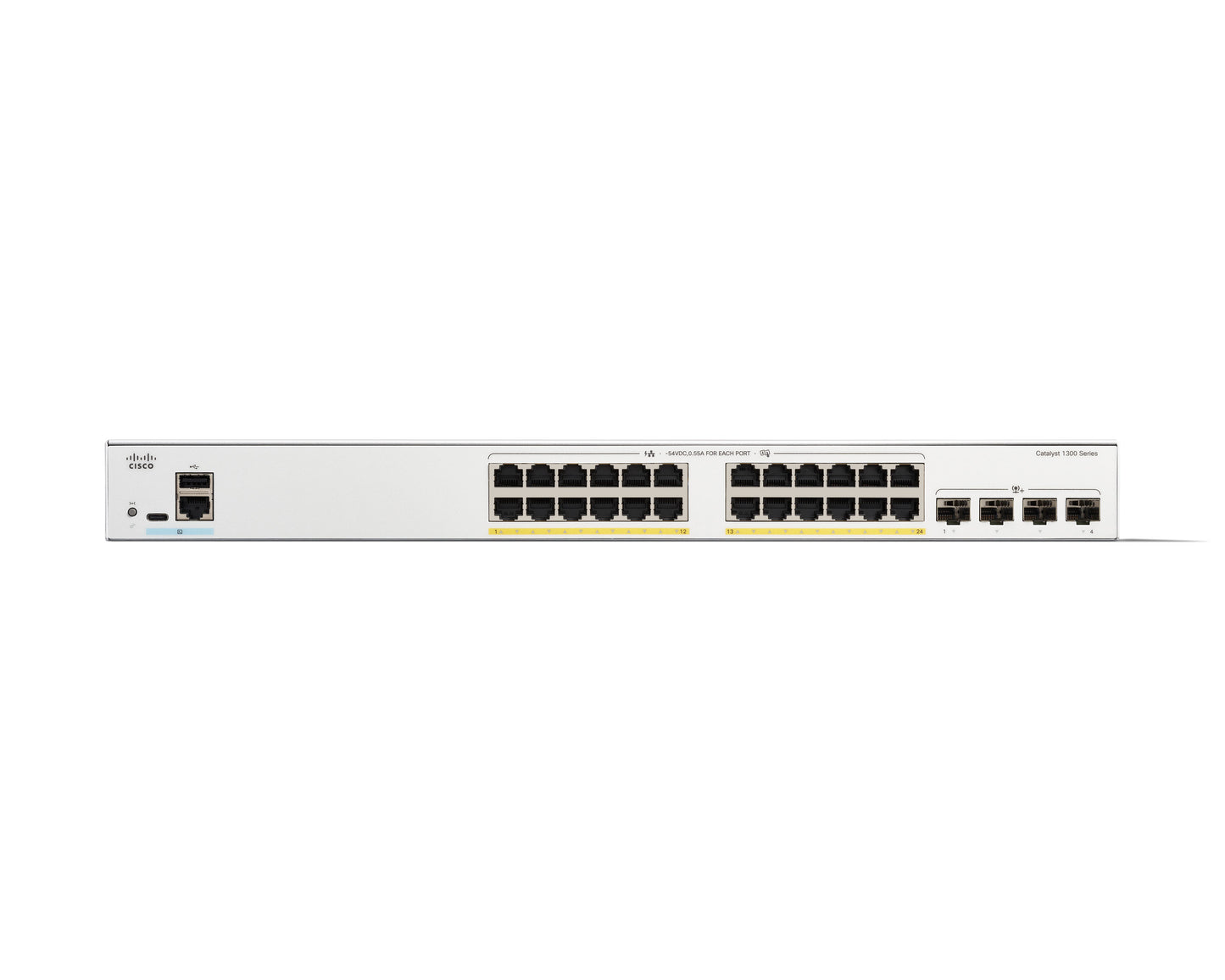 Cisco Catalyst 1300 Gestionado L2/L3 Gigabit Ethernet (10/100/1000) Energía sobre Ethernet (PoE) Gris