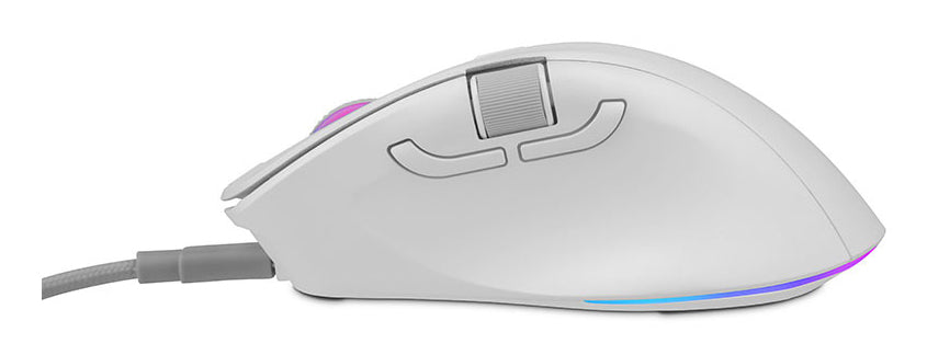 Getttech GGM-RGBTR-01-WH ratón Universal Diestro RF Wireless + Bluetooth + USB Type-A Óptico 6400 DPI
