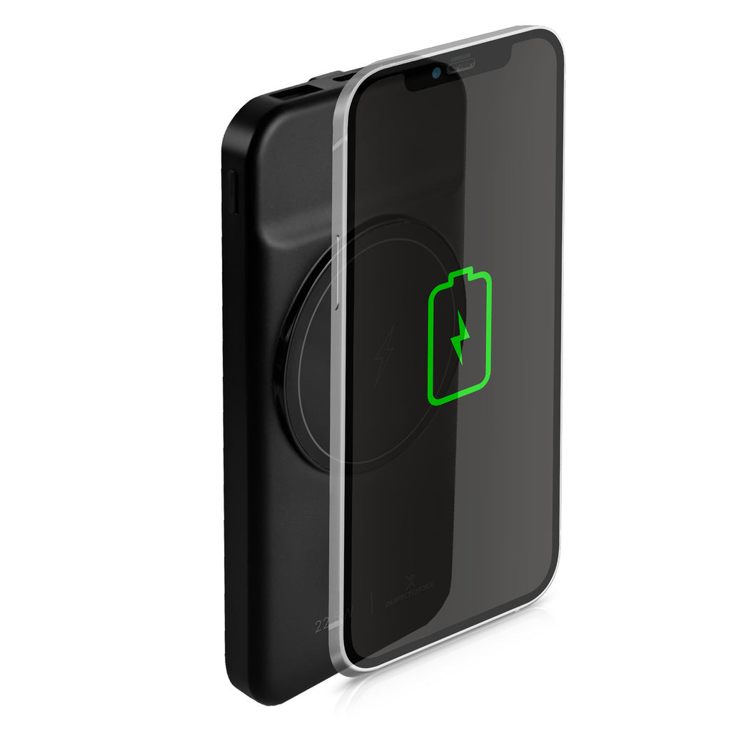 POWER BANK PERFECT CHOICE CON CARGA INALAMBRICA MAGSAFE MAGNIFY