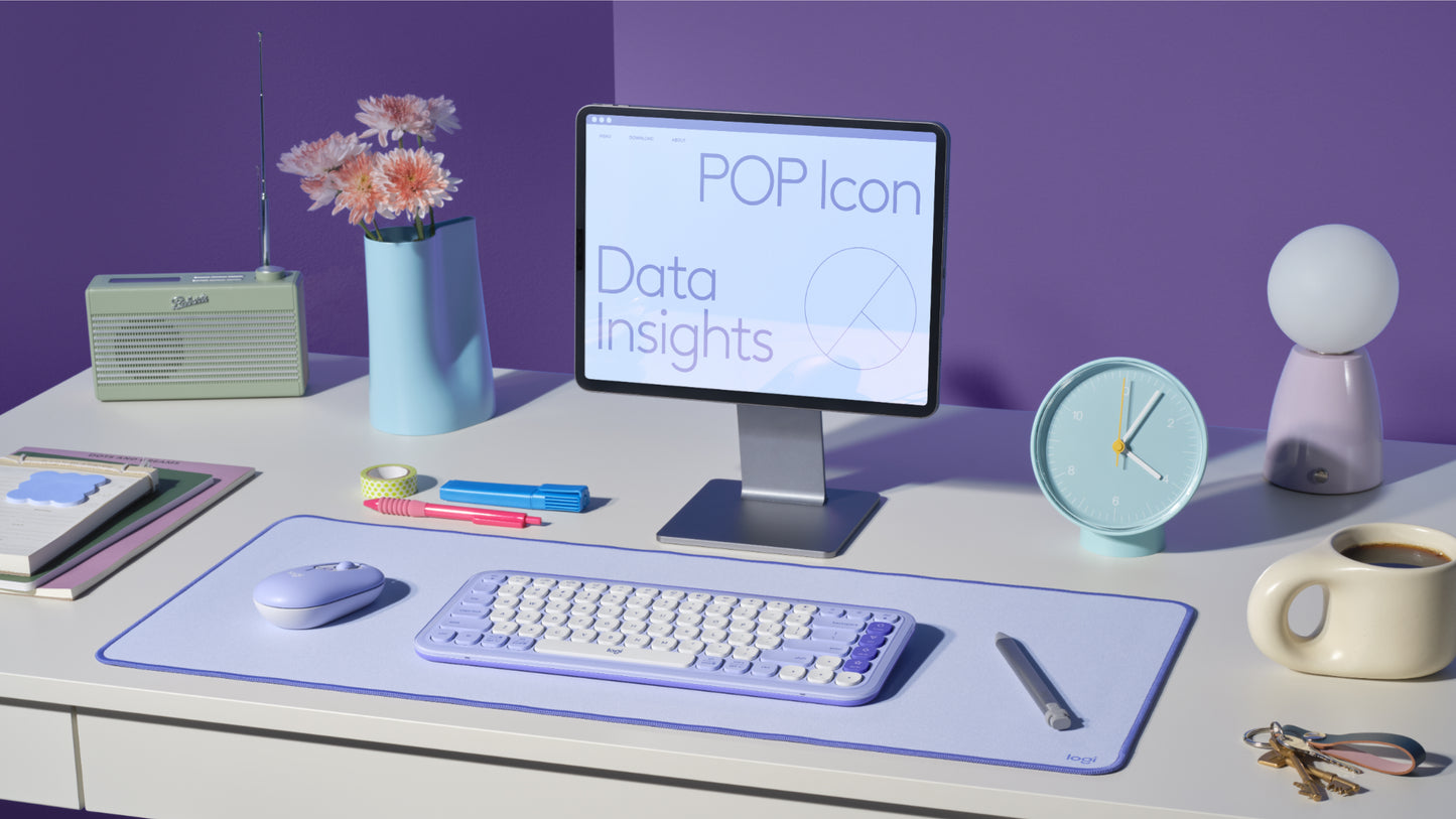 Logitech Desk Mat Lila