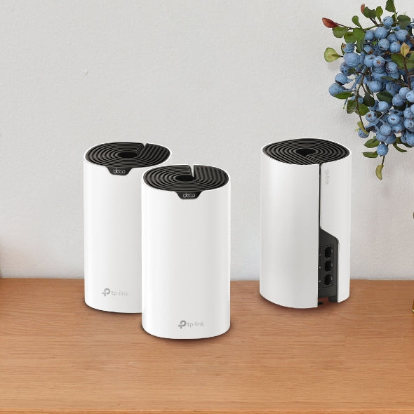 Punto de Acceso TP-Link MU-MIMO Mesh Wi-Fi 6 Double Band 600 Mbps at 2 4 GHz 1300 Mbps at 5 GHz 3 pack