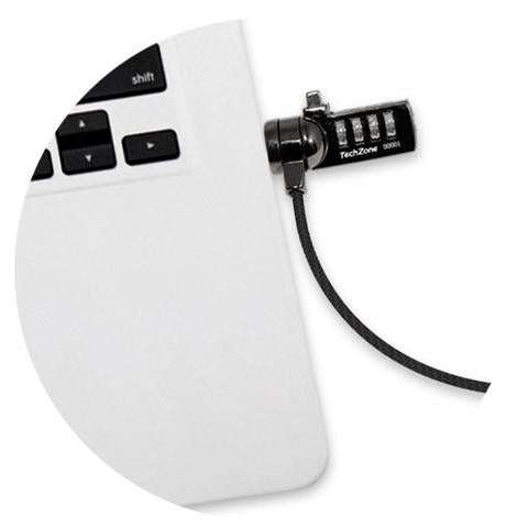 Candado de Seguridad TechZone con Combinación Tipo T Longitud 1.8m