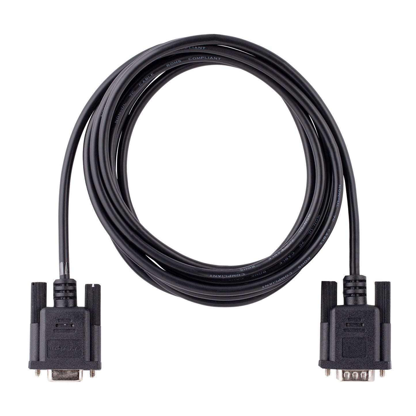 StarTech.com 9FMNM-3M-RS232-CABLE cable serial Negro DB-9
