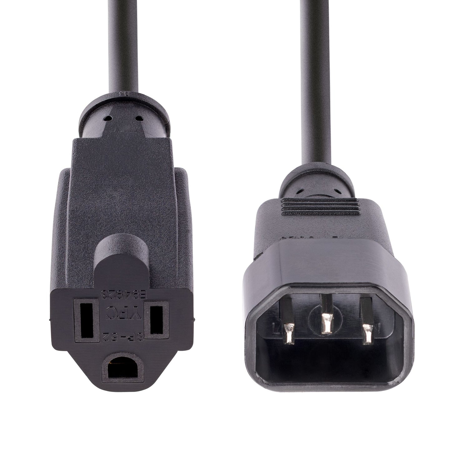 StarTech.com 1415R-3F-POWER-CORD cable de alimentación Negro Acoplador C14