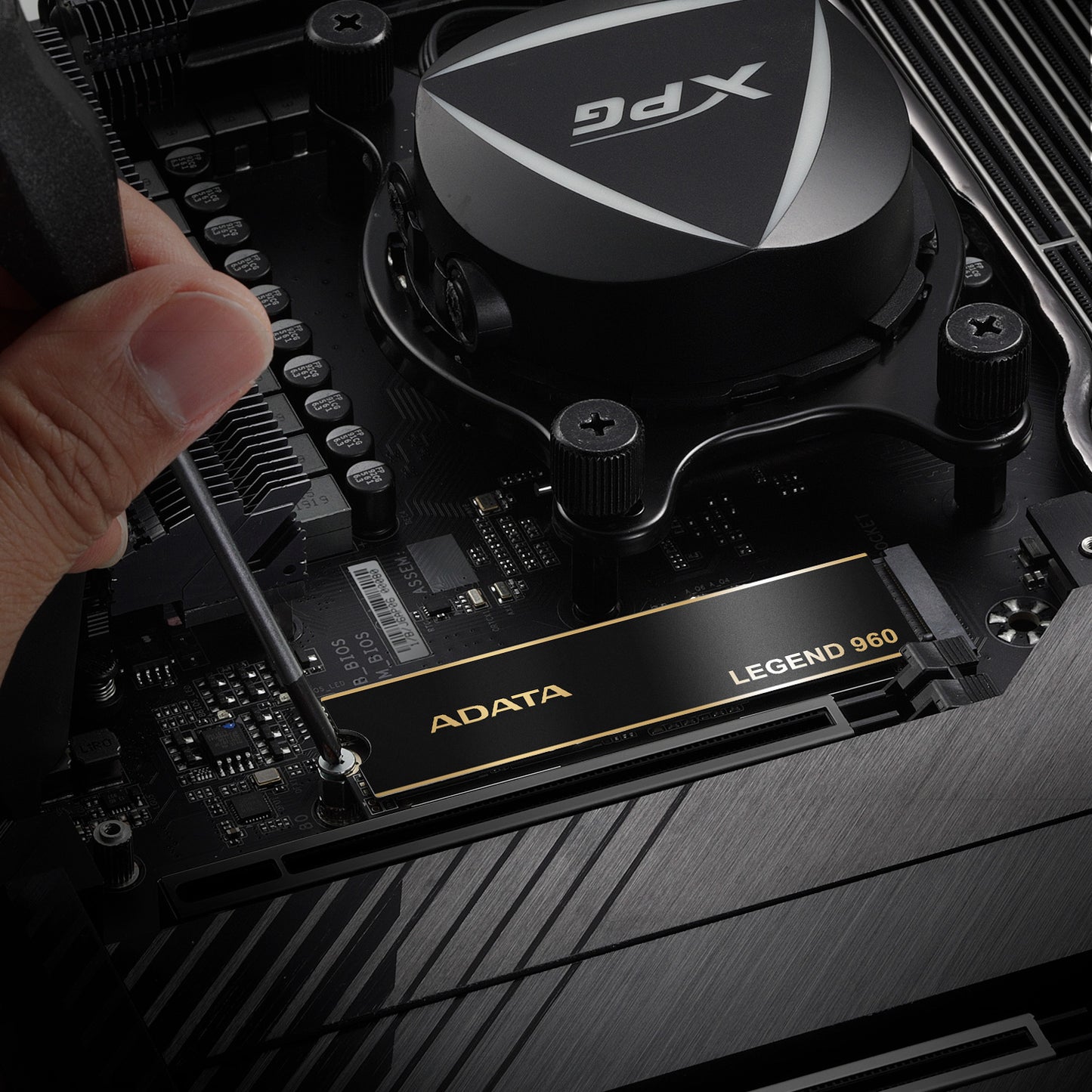 Unidad de Estado Solido SSD Adata 1TB Legend 960 NVMe M.2 6000 MB/s Escritura 7400 MB/s Lectura PCI Express 4.0