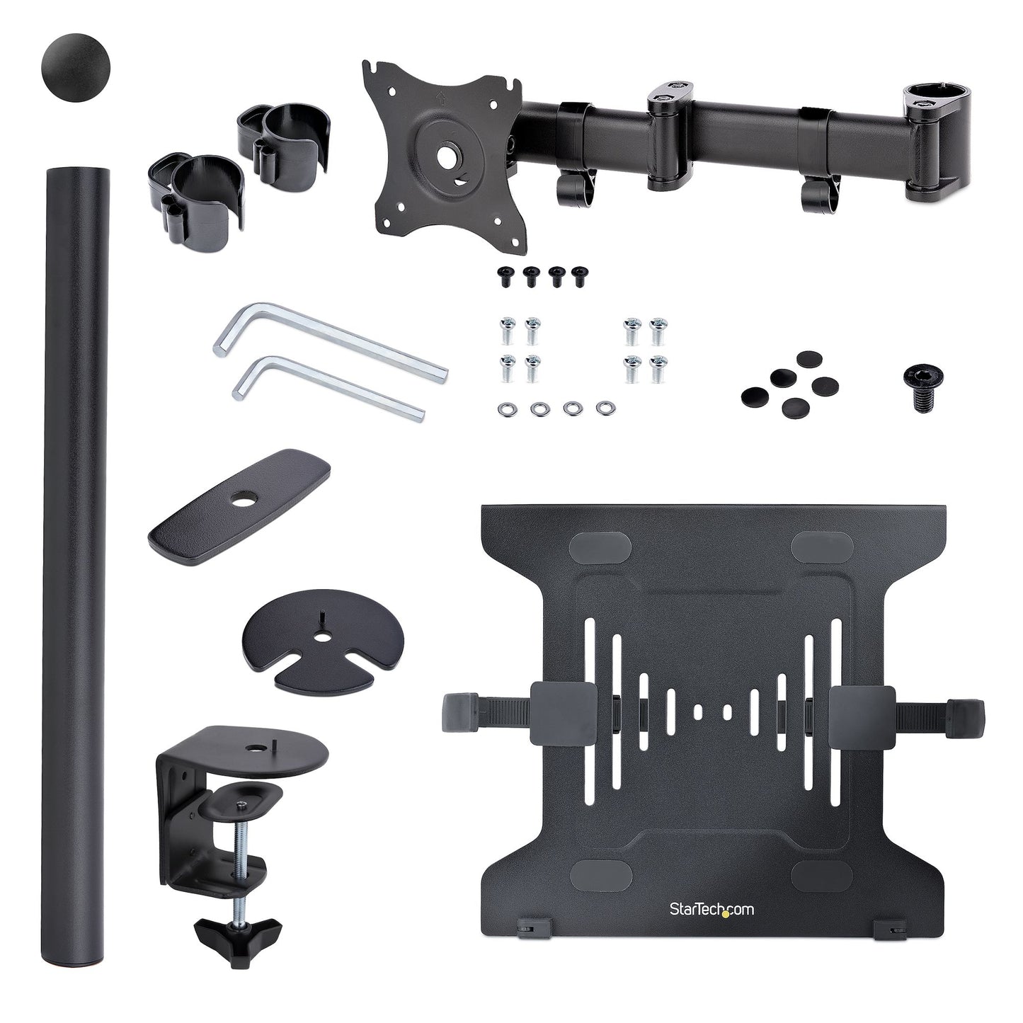 StarTech.com A-LAPTOP-DESK-MOUNT soporte para laptop Brazo para computadora portátil Negro 86.4 cm (34")