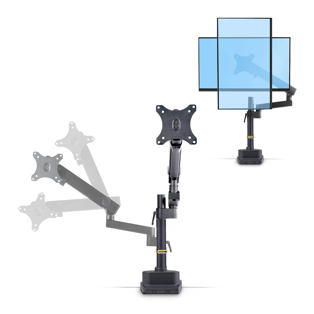 StarTech.com ARMPIVOT2 soporte para pantalla plana 101.6 cm (40") Negro