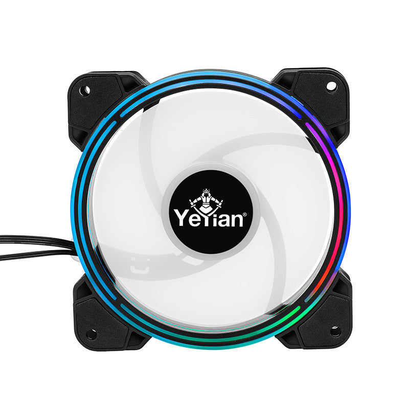 Yeyian YCF-3KFS-01 sistema de refrigeración de computadora Gabinete de la computadora Ventilador 12 cm Negro 3 pieza(s)