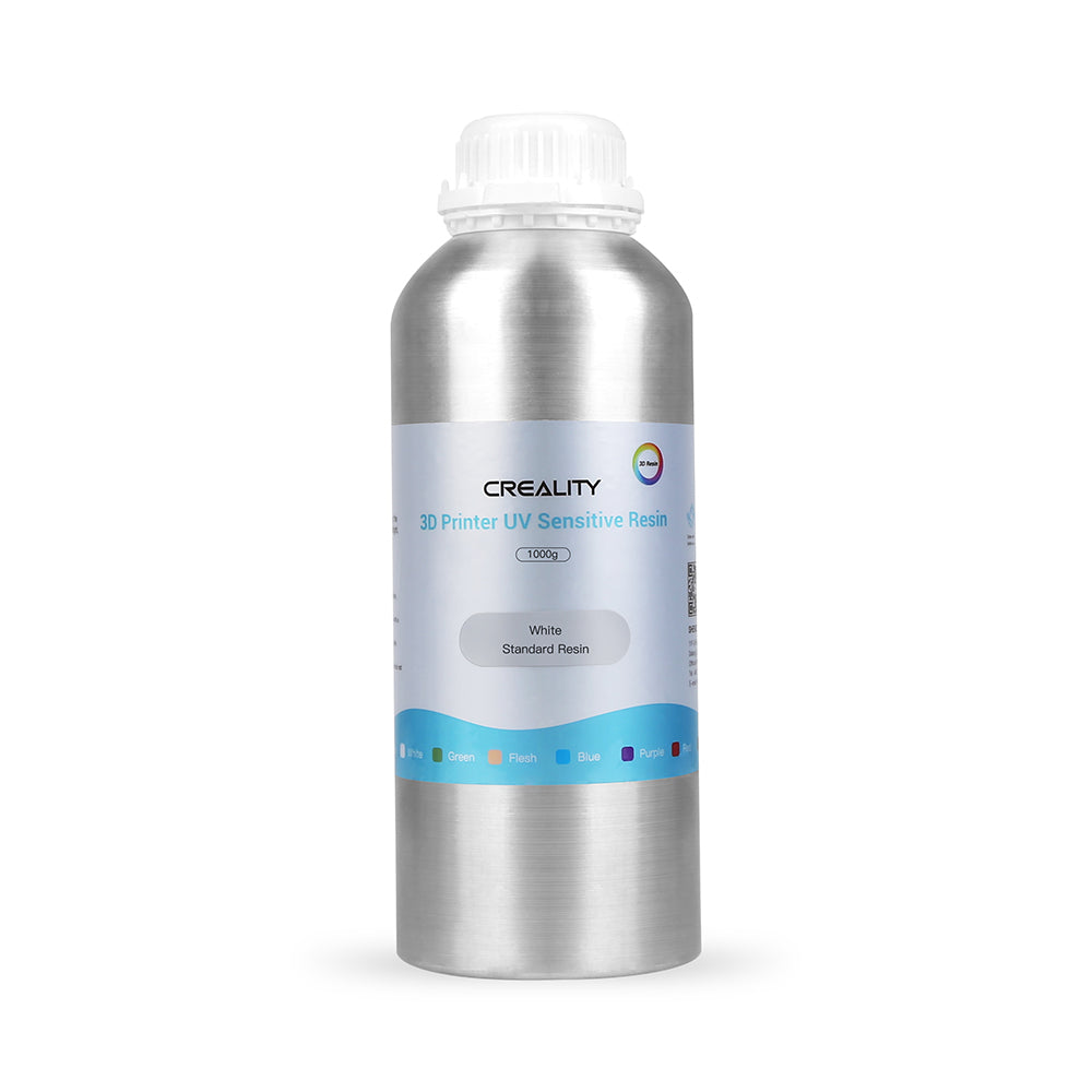Resina Creality LCD Estándar Rigida 1kg Color Blanco