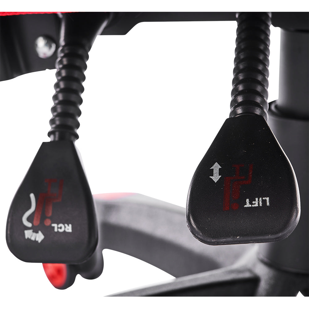 Silla Vorago Gamer Start The Game CGC301 Reclinable Soporta 120Kg Máx Color Negro-Rojo
