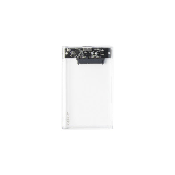 Gabinete Acteck de Disco Duro Armor Clear HC440 2.5 SATA USB 3.0 Blanco