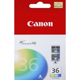 Canon CLI-36 Colored Ink Cartridge cartucho de tinta 1 pieza(s) Original Cian, Magenta, Amarillo