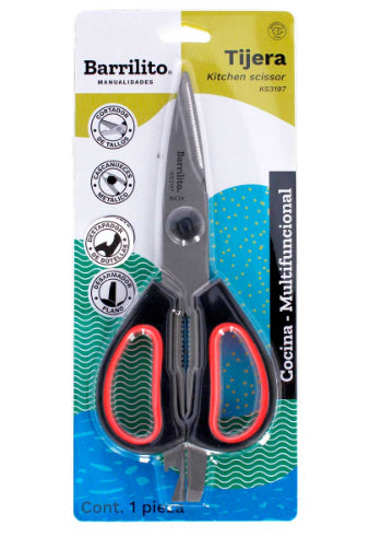 Tijera Barrilito Cocina-Multifuncional 8" (20 cm)