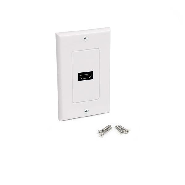 StarTech.com HDMIPLATE placa de pared o cubierta de interruptor Blanco