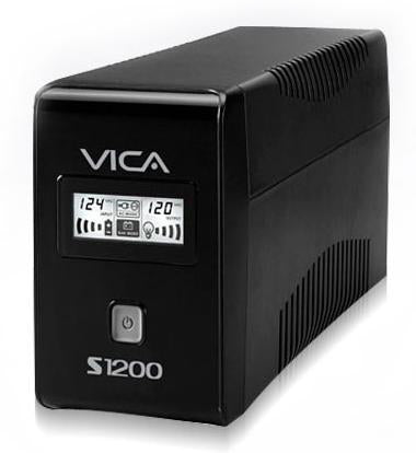 Vica S1200 sistema de alimentación ininterrumpida (UPS) 1.2 kVA 600 W 6 salidas AC