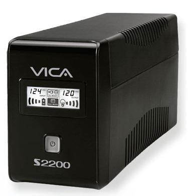 Vica S2200 sistema de alimentación ininterrumpida (UPS) 2.2 kVA 1200 W 4 salidas AC
