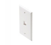 Placa Steren P/Registro de 1 Cavidad Keystone CAT5 y 6
