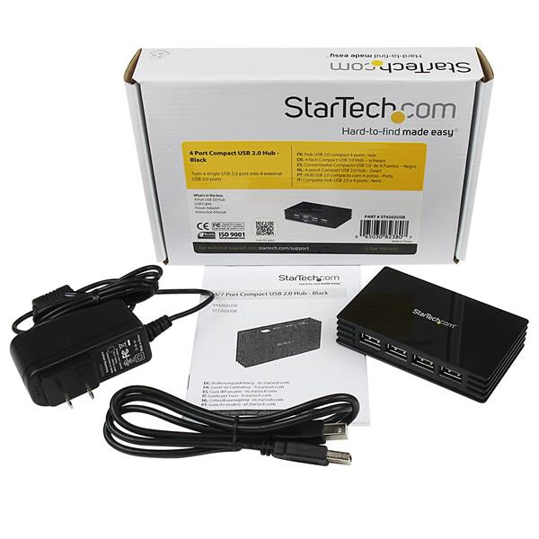 StarTech.com ST4202USB nodo concentrador USB 2.0 Type-B 480 Mbit/s