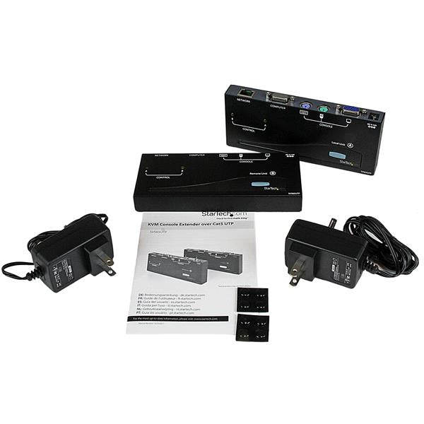 StarTech.com SV565UTP extensor de consola Consola transmisora y receptora