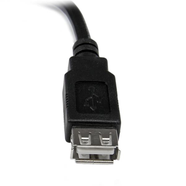 StarTech.com USBEXTAA6IN cable USB 0.152 m USB A 0.48 Gbit/s Negro