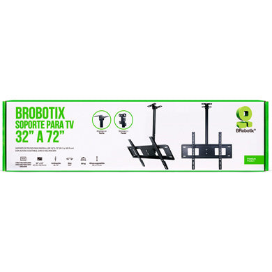 BRobotix 963845 soporte para TV 182.9 cm (72") Negro