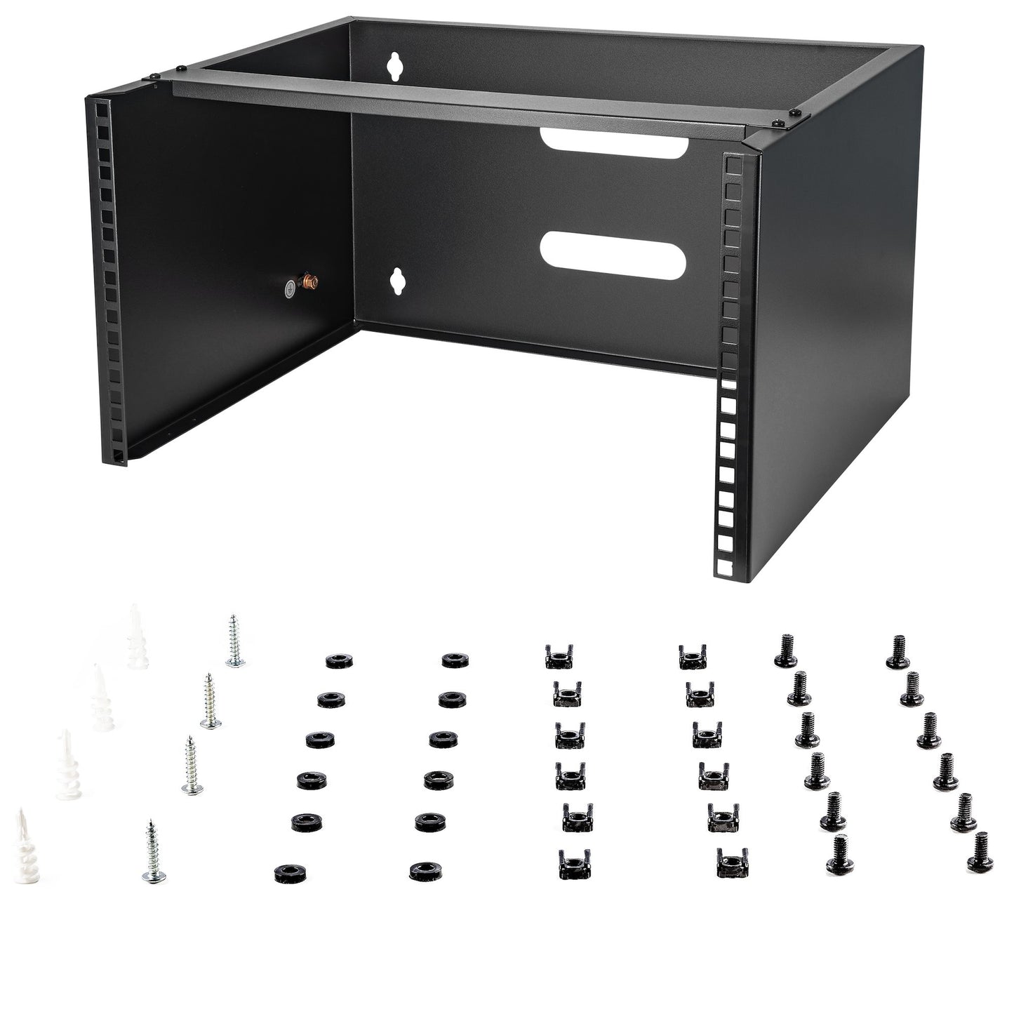 StarTech.com WALLMOUNT6 armario rack Bastidor de pared Negro