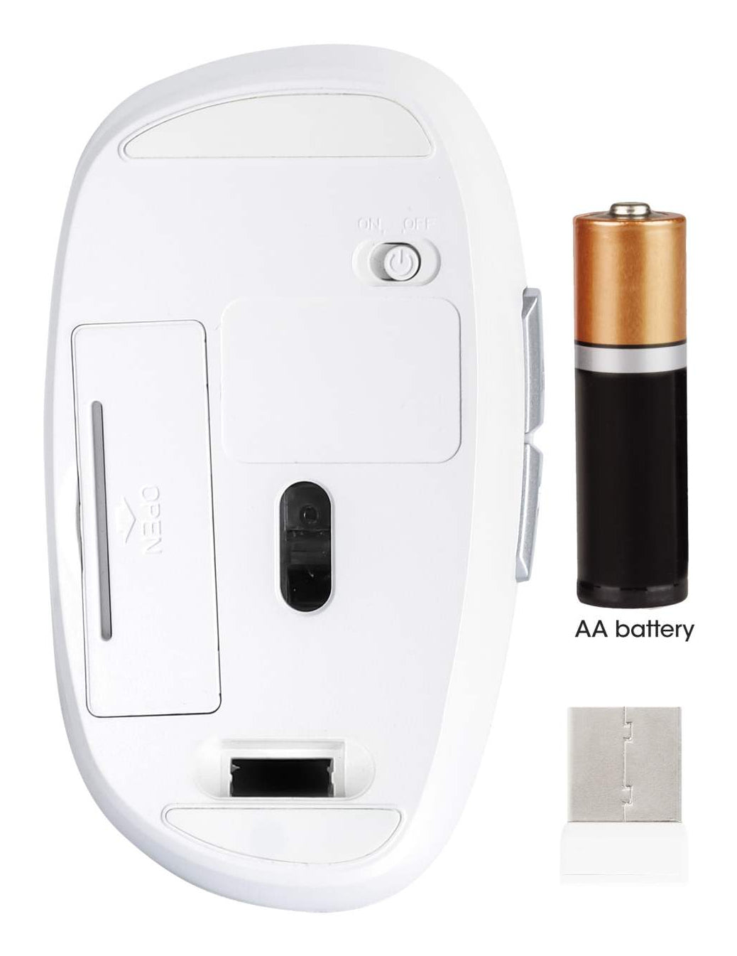 Manhattan 190350 ratón Universal Diestro RF inalámbrico Óptico 1600 DPI