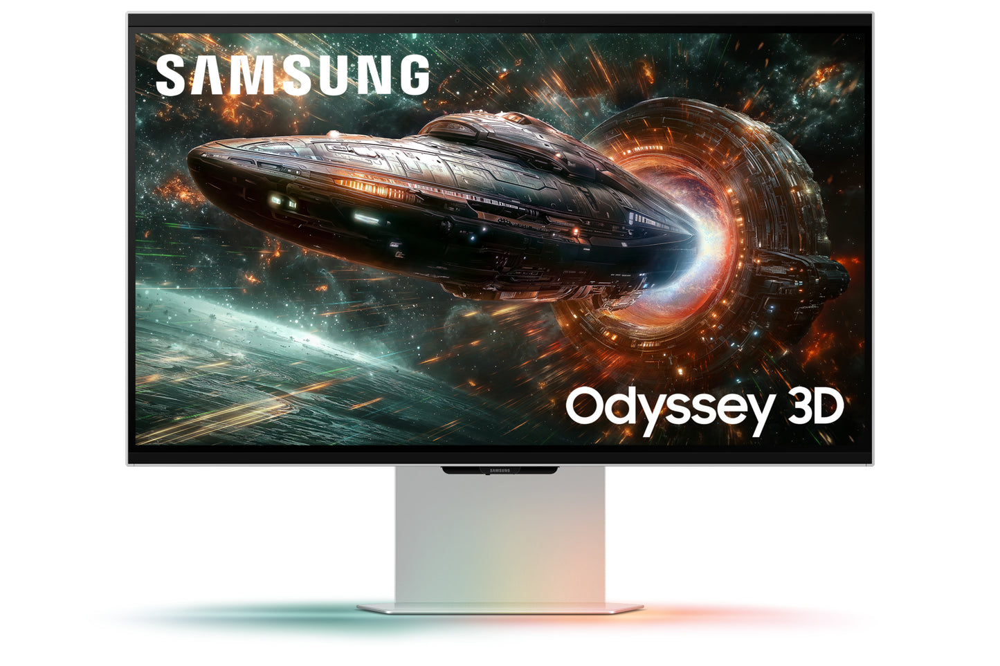 Monitor Gamer Samsung 27" 3D Odyssey 4K IPS 3840x2160 165HZ Plano Plata RGB 1MS G90XF