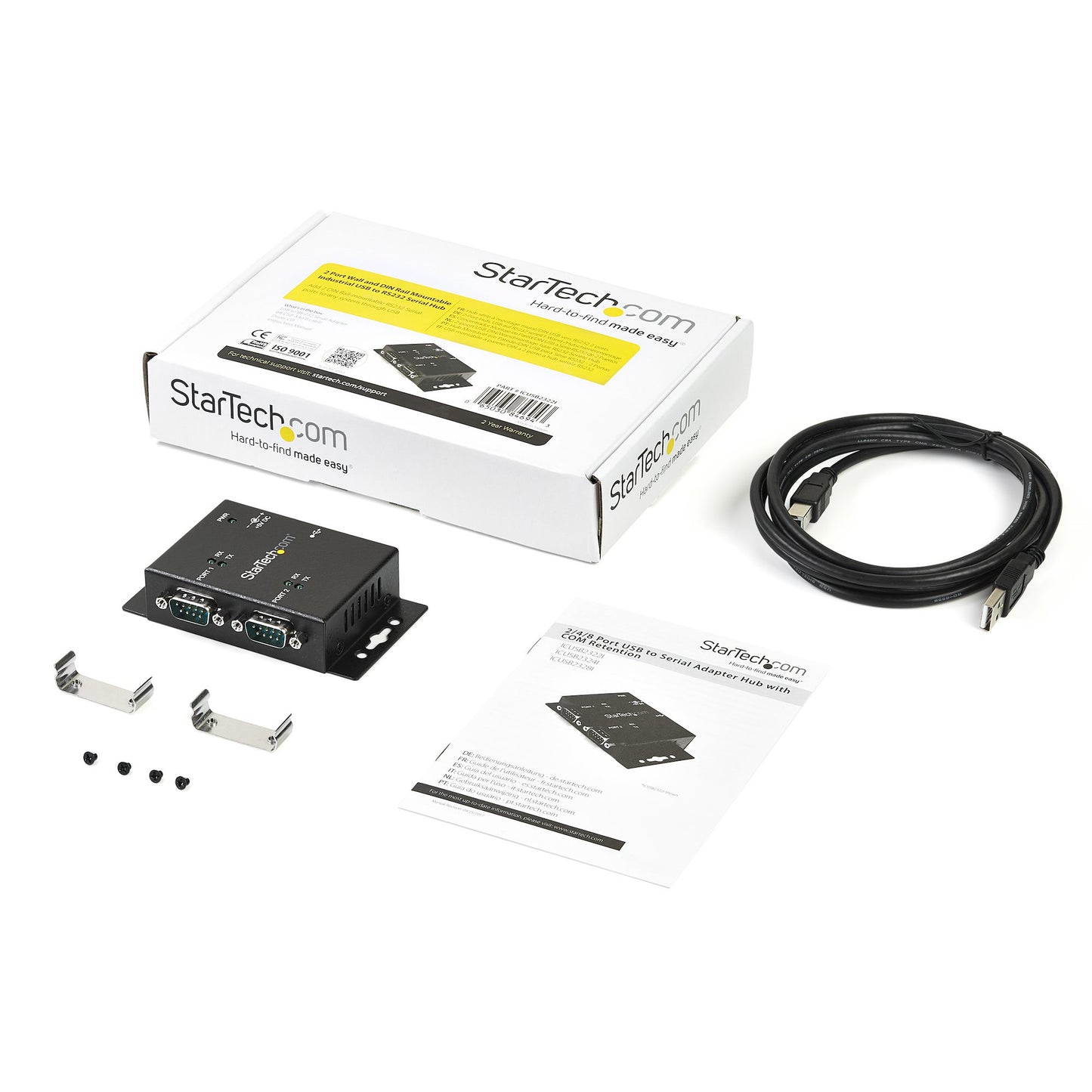 StarTech.com ICUSB2322I nodo concentrador USB 2.0 Type-B Negro