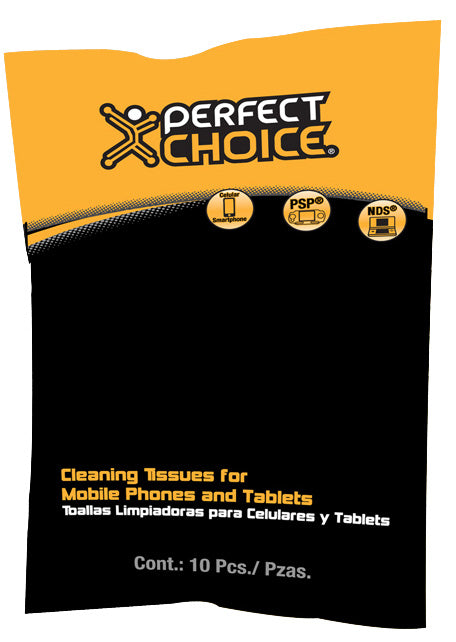 Perfect Choice PC-030324 kit de limpieza para equipos Pantallas / Plásticos Paños húmedos para limpieza de equipos