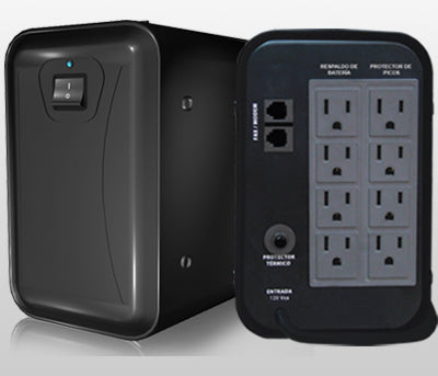 Complet MT605 sistema de alimentación ininterrumpida (UPS) 0.6 kVA 300 W 8 salidas AC