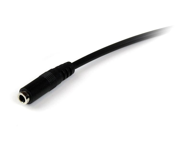 StarTech.com 2m 3.5mm/3.5mm cable de audio 3,5mm Negro