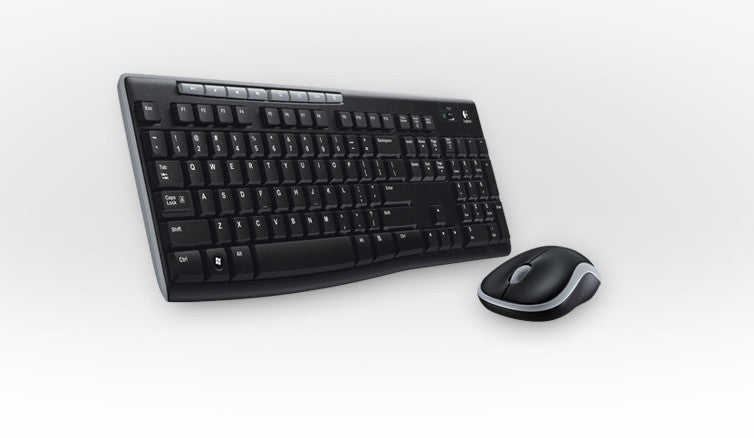 Logitech 920-004432 teclado Ratón incluido Hogar RF inalámbrico Español Negro