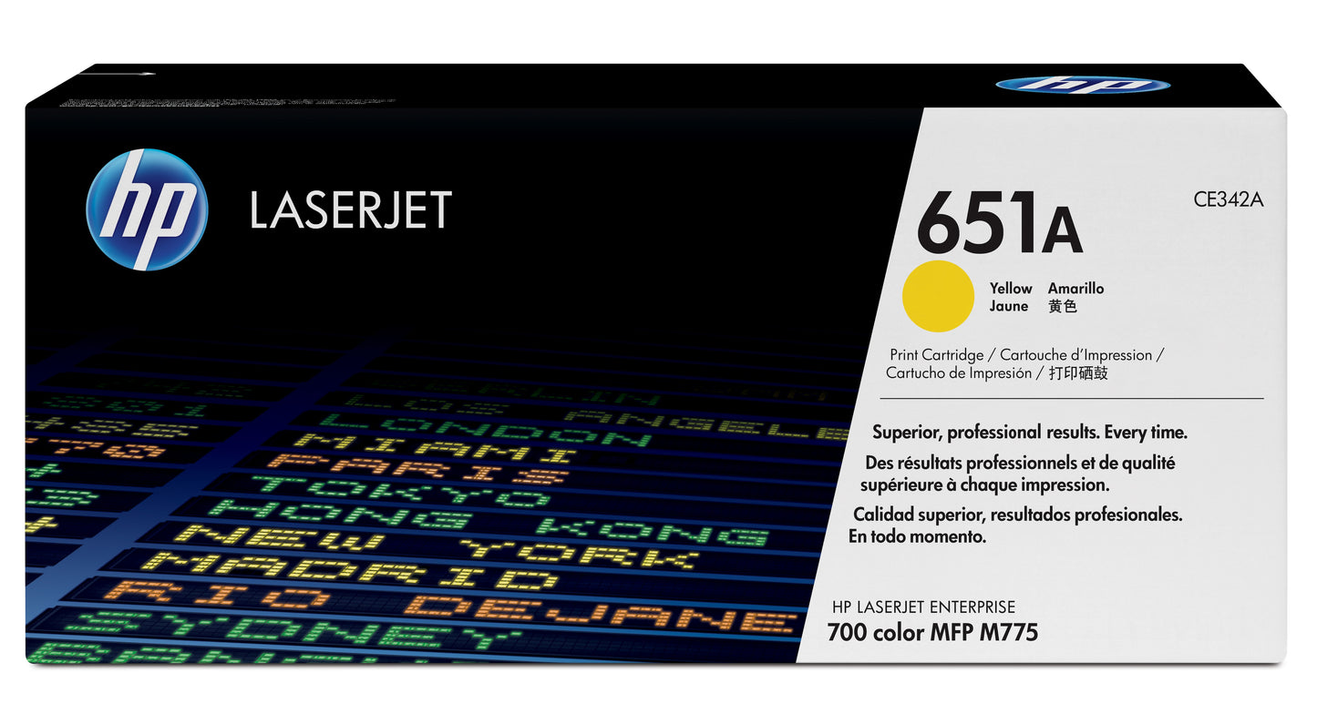 Toner HP 651A Amarillo