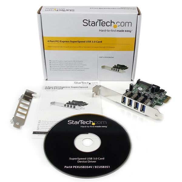 StarTech.com PEXUSB3S4V tarjeta o adaptador de interfaz Interno USB 3.2 Gen 1 (3.1 Gen 1)