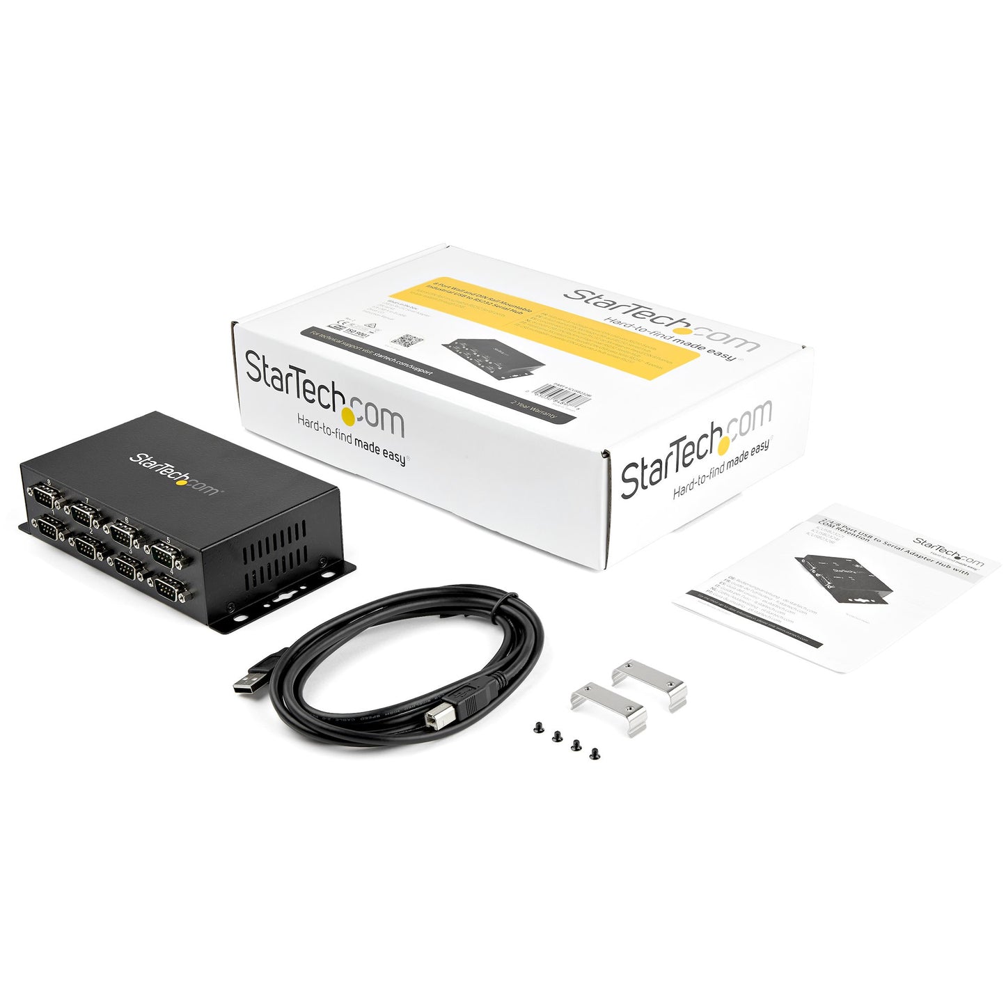 StarTech.com ICUSB2328I nodo concentrador USB 2.0 Type-B Negro