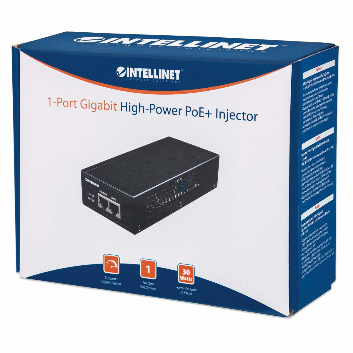 Intellinet 560566 adaptador PoE Gigabit Ethernet