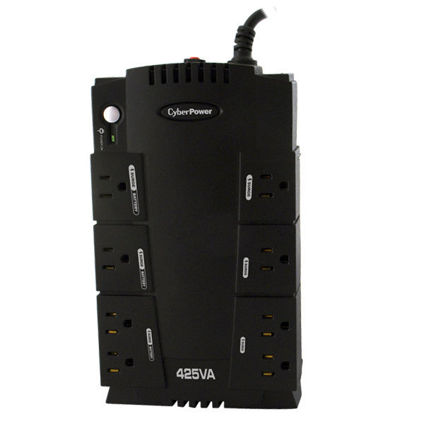 CyberPower CP425SLG sistema de alimentación ininterrumpida (UPS) 0.425 kVA 255 W 8 salidas AC