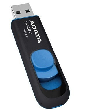 ADATA 64GB DashDrive UV128 unidad flash USB USB tipo A 3.2 Gen 1 (3.1 Gen 1) Negro, Azul
