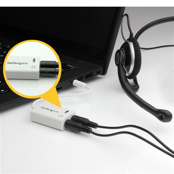 StarTech.com MUYHSMFFADW divisor de audio Blanco
