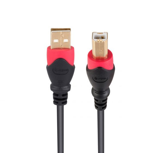 Cable STEREN USB a USB tipo B de 7.2 m reforzado con conectores dorados