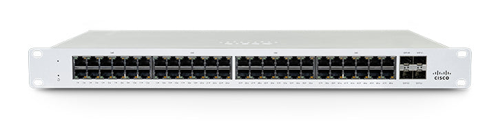Cisco Meraki MS130-48P Gestionado L2 Gigabit Ethernet (10/100/1000) Energía sobre Ethernet (PoE) 1U Blanco